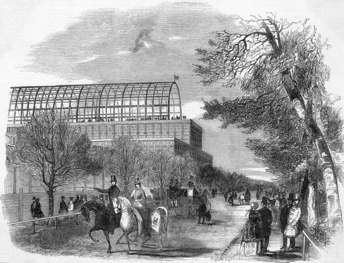 Framed Print : CRYSTAL PALACE BUILT Framed Print : CRYSTAL PALACE BUILT