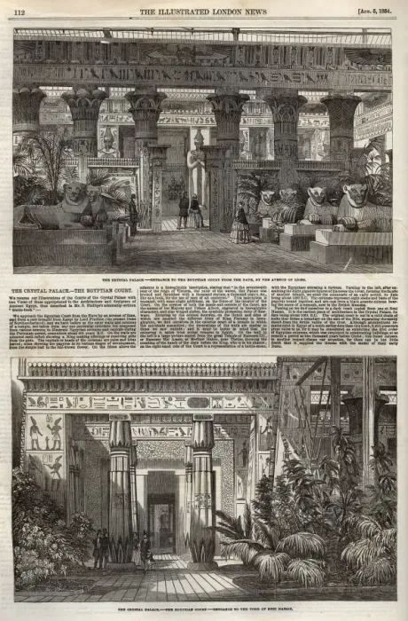 Framed Print : The Crystal Palace, the Egyptian Court Framed Print : The Crystal Palace, the Egyptian Court
