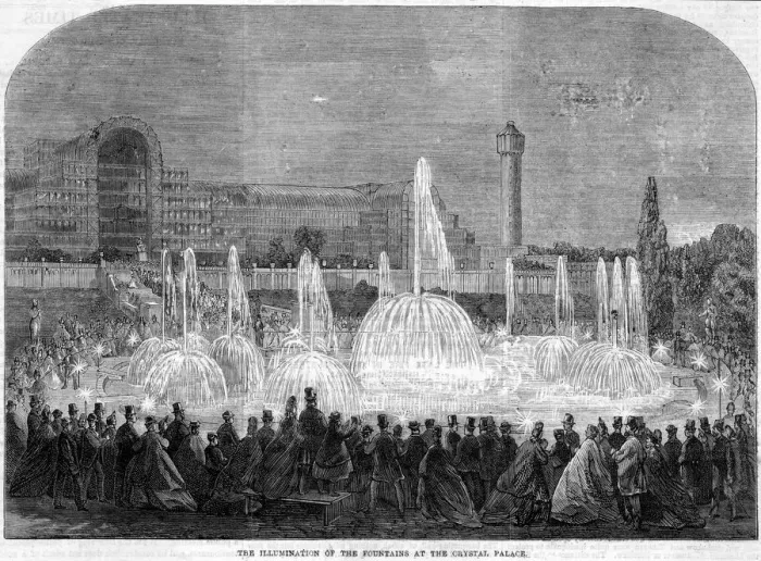 Framed Print : CRYSTAL PALACE FOUNTAINS Framed Print : CRYSTAL PALACE FOUNTAINS