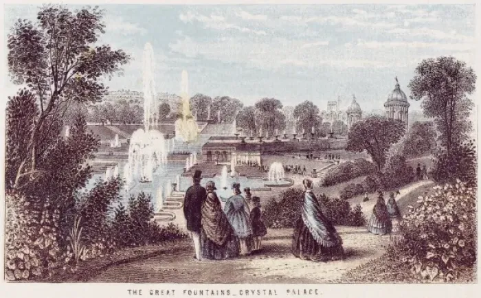 Framed Print : Crystal Palace Fountains Framed Print : Crystal Palace Fountains