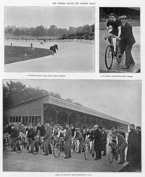 Crystal Palace new cycling track, 1896
