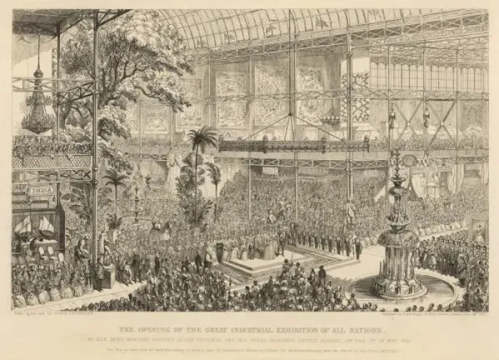 Framed Print : Crystal Palace Opened Framed Print : Crystal Palace Opened