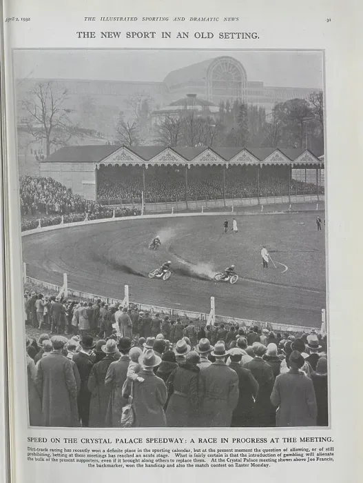 Framed Print : Crystal Palace Speedway Framed Print : Crystal Palace Speedway