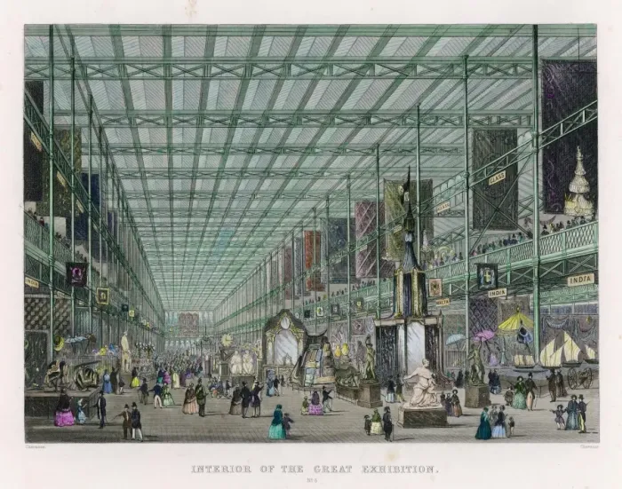 Framed Print : Crystal Palace / View West Framed Print : Crystal Palace / View West
