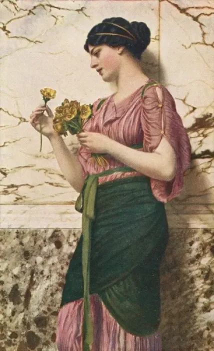Framed Print : Crytilla - Godward Framed Print : Crytilla - Godward