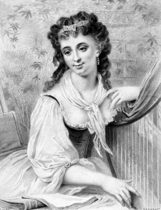 Framed Print : Ctesse De Genlis (Staal)