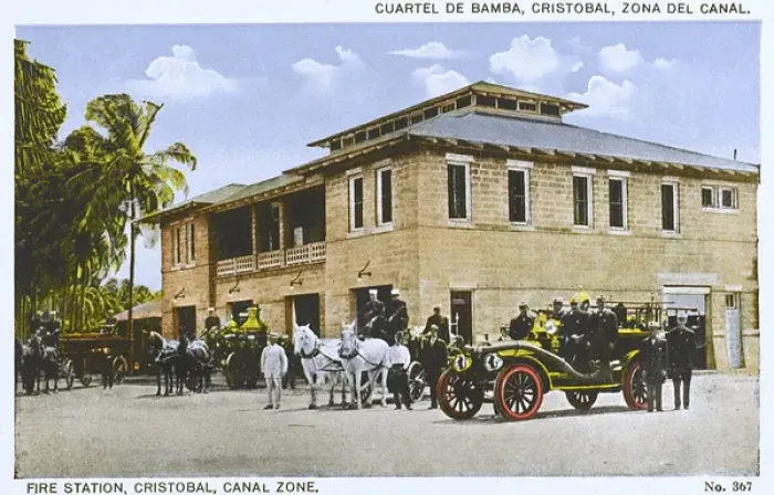 Framed Print : Cuartel de Bamba, Cristobal, Zona del Canal - Panama Framed Print : Cuartel de Bamba, Cristobal, Zona del Canal - Panama