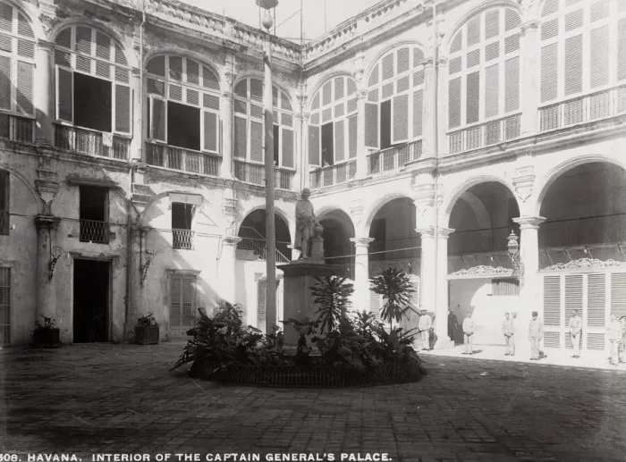 Framed Print : Cuba: courtyard, Captain Generals Palace, Havana Framed Print : Cuba: courtyard, Captain Generals Palace, Havana