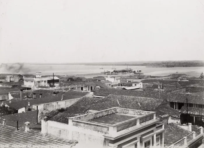 Framed Print : Cuba: panoramic view of Cienfuegos Framed Print : Cuba: panoramic view of Cienfuegos