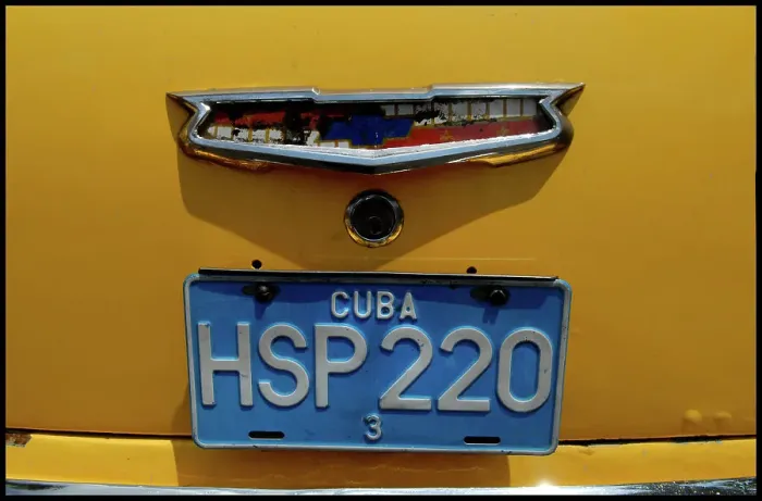 Framed Print : Cuban number plate, Havana, Cuba Framed Print : Cuban number plate, Havana, Cuba
