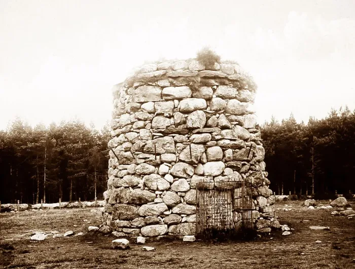 Framed Print : Culloden Moor Memorial, Victorian period Framed Print : Culloden Moor Memorial, Victorian period