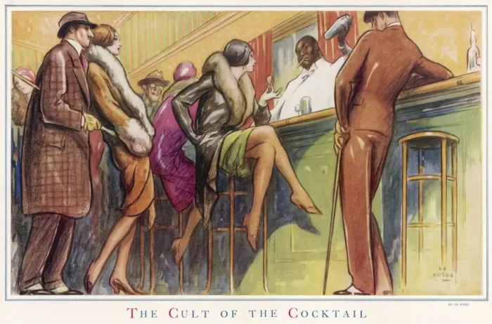 Framed Print : The Cult of the Cocktail Framed Print : The Cult of the Cocktail