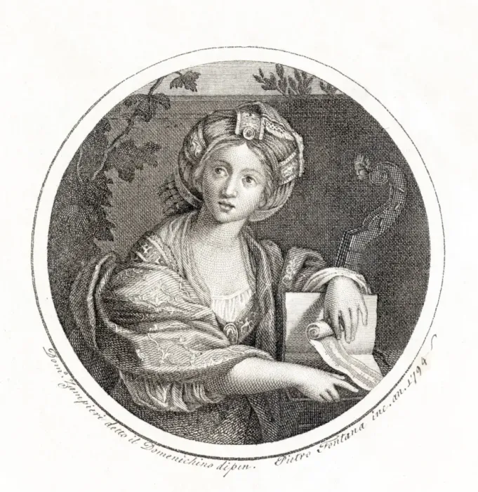 Framed Print : The Cumaean Sybil Framed Print : The Cumaean Sybil
