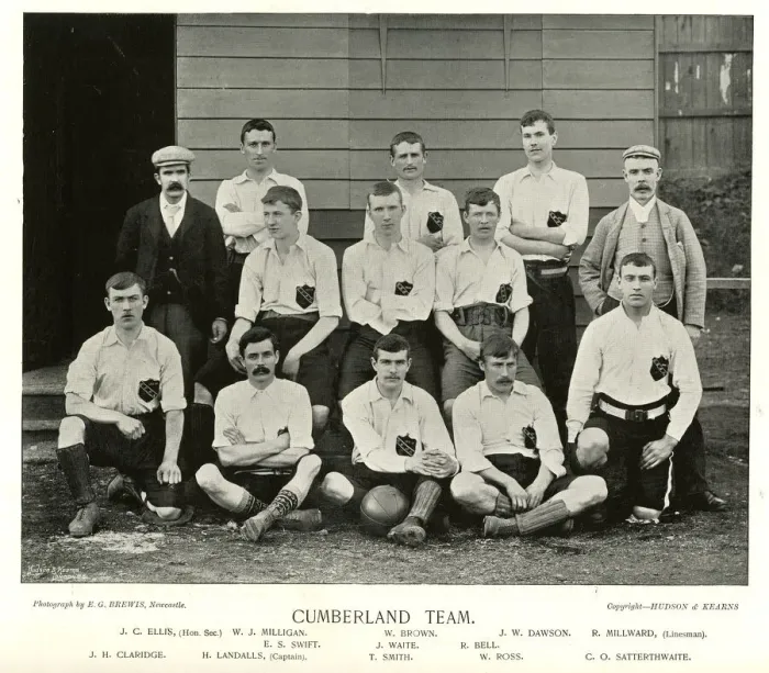 Framed Print : Cumberland County Football Team Framed Print : Cumberland County Football Team