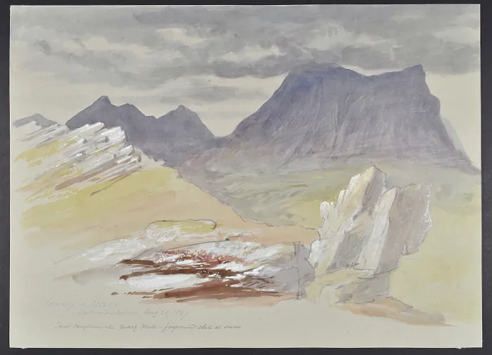 Framed Print : Cunaig in Assynt, Sutherlandshire Framed Print : Cunaig in Assynt, Sutherlandshire