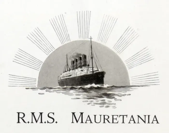 Framed Print : The Cunard British Line Ocean Liner RMS Mauretania Framed Print : The Cunard British Line Ocean Liner RMS Mauretania
