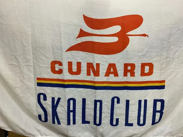Framed Print : Cunard Line, Skald Club flag Framed Print : Cunard Line, Skald Club flag