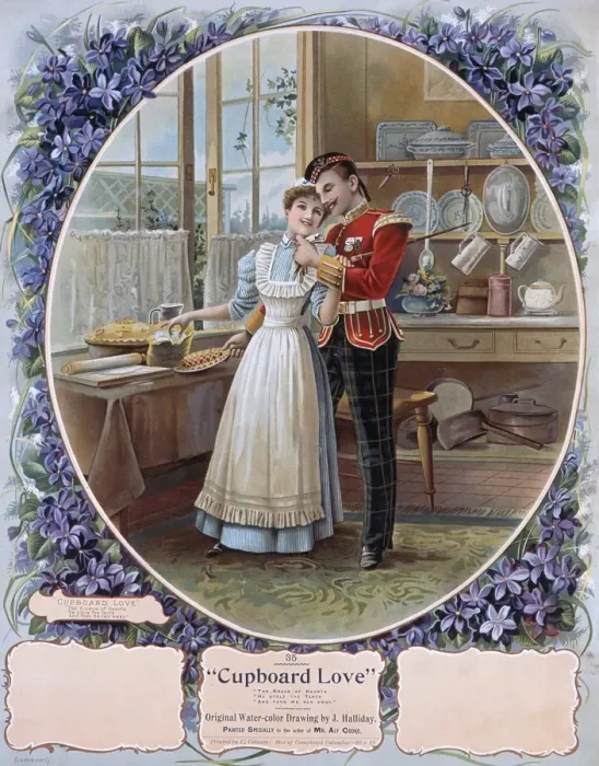 Framed Print : Cupboard Love by Halliday Framed Print : Cupboard Love by Halliday