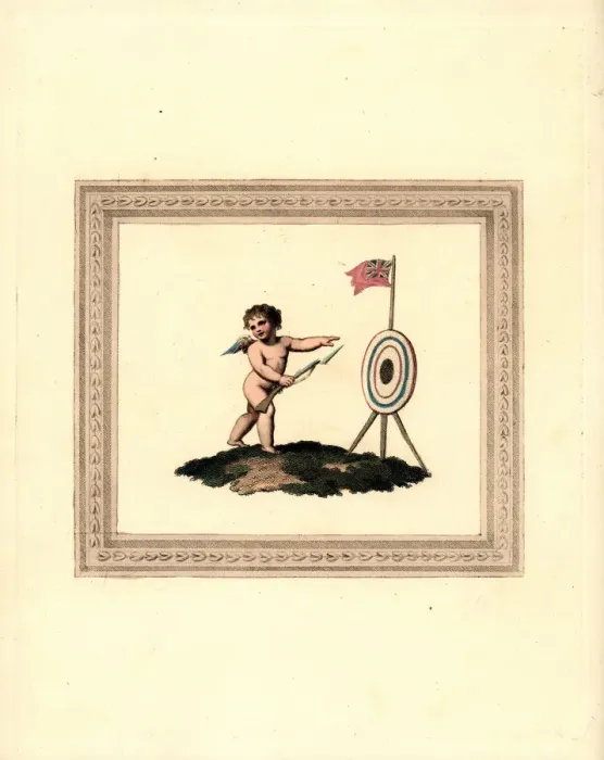 Framed Print : Cupid surveys the target Framed Print : Cupid surveys the target