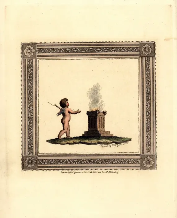 Framed Print : Cupid takes the oath of allegiance