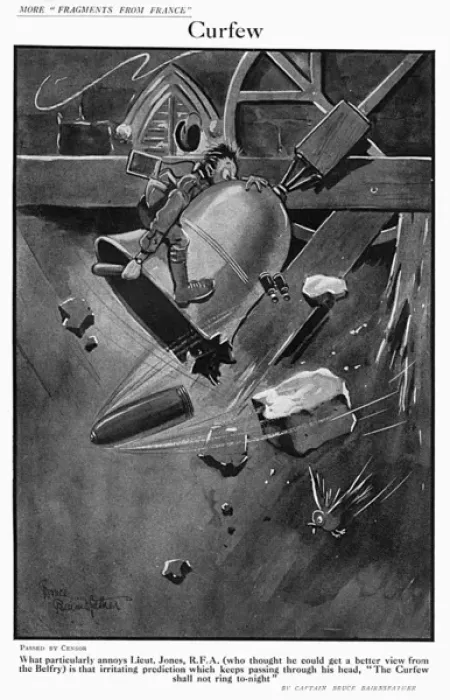 Framed Print : Curfew, by Bairnsfather