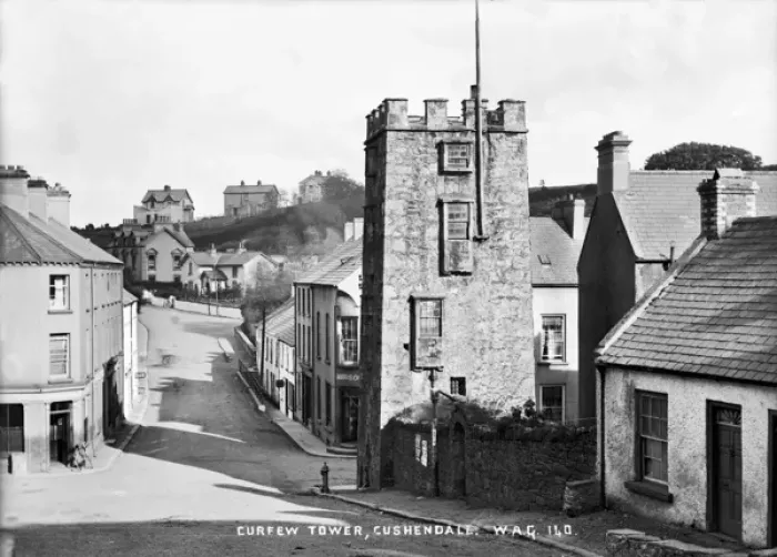 Framed Print : Curfew Tower, Cushendall Framed Print : Curfew Tower, Cushendall