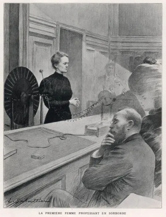 Framed Print : CURIE (1867-1934) Framed Print : CURIE (1867-1934)