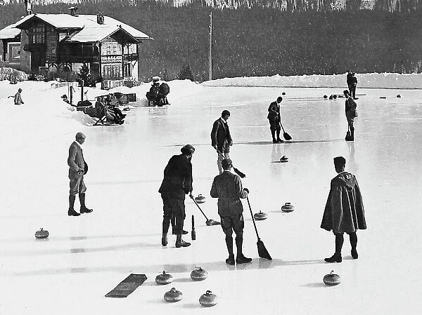 Curling Date: 19th century