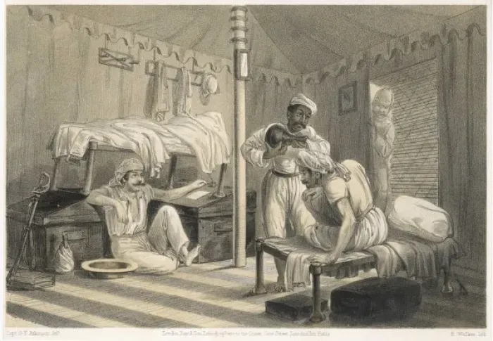 Framed Print : Curry&rice / In their Tent Framed Print : Curry&rice / In their Tent