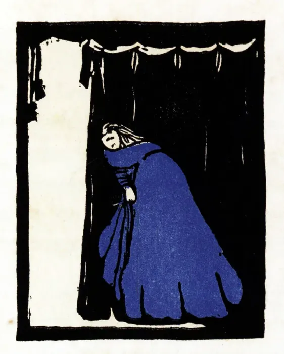 Framed Print : The Curtain Illustration Framed Print : The Curtain Illustration