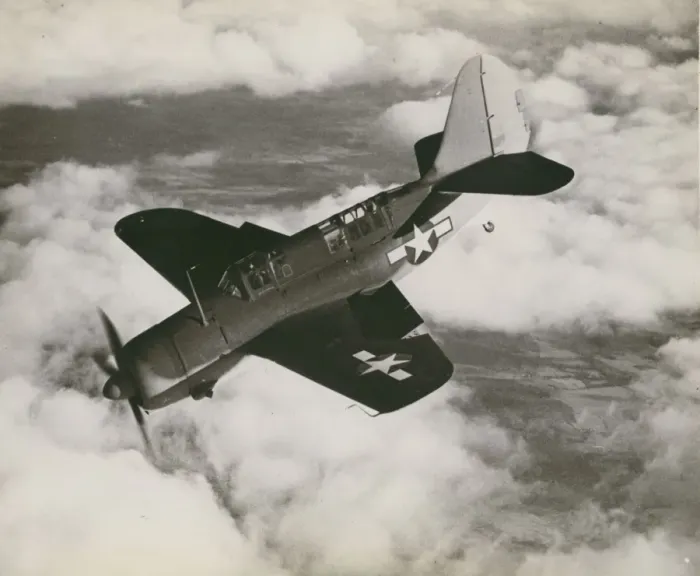Framed Print : Curtiss Model 84 SB2C-1 Helldiver