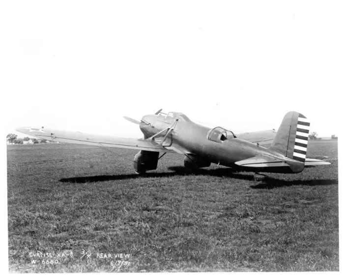 Framed Print : Curtiss XA-8 30-387 Framed Print : Curtiss XA-8 30-387