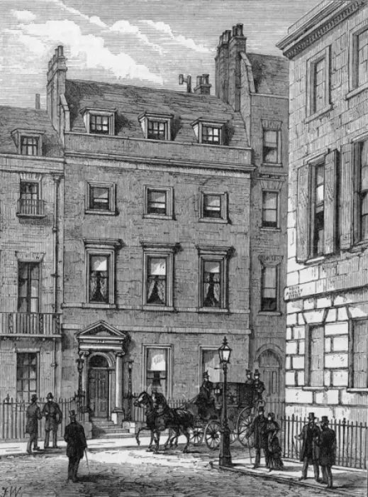 Framed Print : Curzon Street, Mayfair where Disraeli lived Framed Print : Curzon Street, Mayfair where Disraeli lived