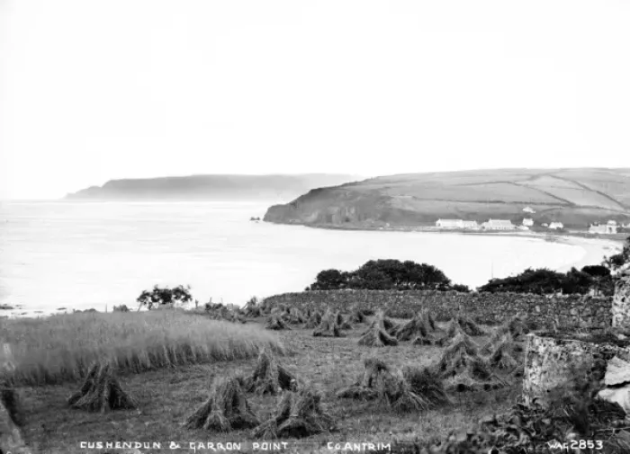 Framed Print : Cushendun and Garron Point, Co. Antrim Framed Print : Cushendun and Garron Point, Co. Antrim