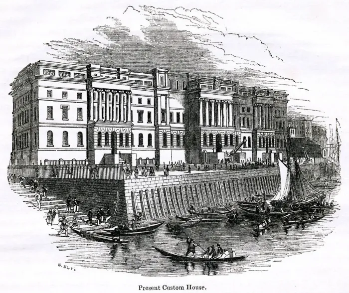 Framed Print : Custom House Framed Print : Custom House