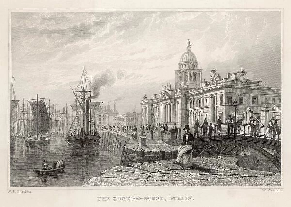 Custom House  /  Dublin 1840