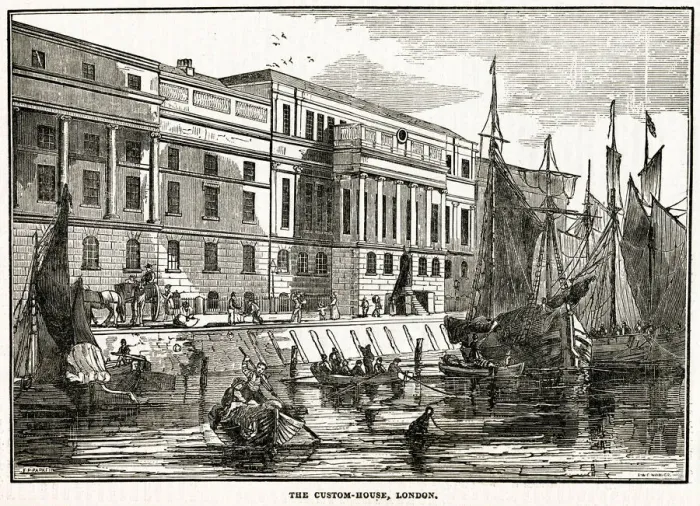 Framed Print : Custom House, London Framed Print : Custom House, London