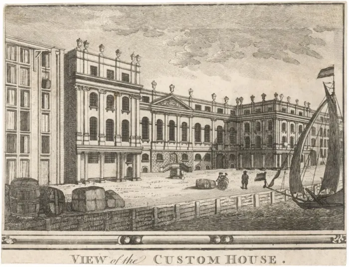 Framed Print : Custom House, London Framed Print : Custom House, London