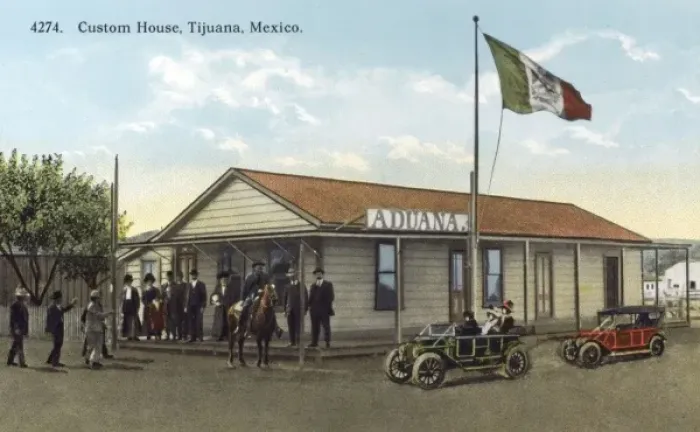 Framed Print : Custom House at Tijuana, Mexico Framed Print : Custom House at Tijuana, Mexico