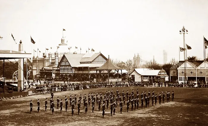 Framed Print : Cutlass Drill, Royal Naval Exhibition of 1891 in London Framed Print : Cutlass Drill, Royal Naval Exhibition of 1891 in London
