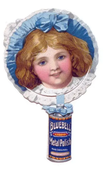 Framed Print : Cutout advertisement for Bluebell metal polish Framed Print : Cutout advertisement for Bluebell metal polish