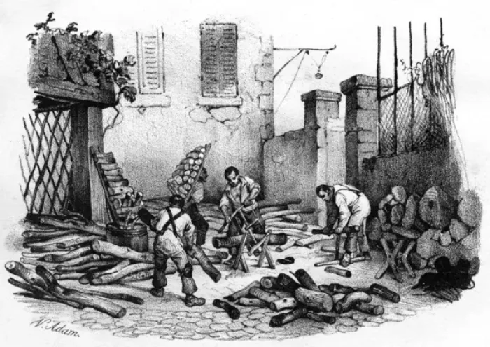 Framed Print : Cutting Firewood Framed Print : Cutting Firewood