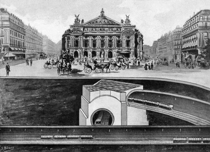 Framed Print : Cutting sixty miles of tunnel in Paris Framed Print : Cutting sixty miles of tunnel in Paris