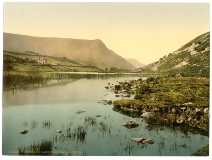 Framed Print : Cwernan Lake and Cader Idris (i. e. Cadair Idris), Wales Framed Print : Cwernan Lake and Cader Idris (i. e. Cadair Idris), Wales
