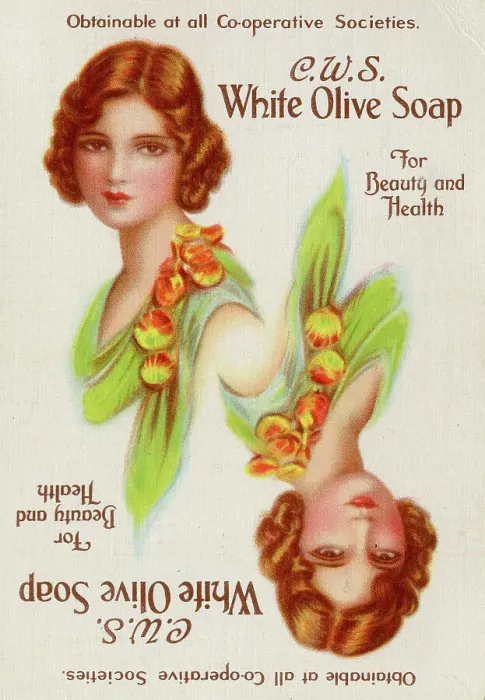 Framed Print : CWS advert, White Olive Soap for Beauty and Health Framed Print : CWS advert, White Olive Soap for Beauty and Health