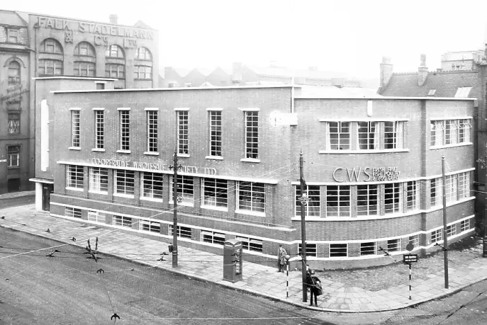 Framed Print : CWS Food Dept. Rochdale Road, Manchester, probably 1920 / 30s Framed Print : CWS Food Dept. Rochdale Road, Manchester, probably 1920 / 30s