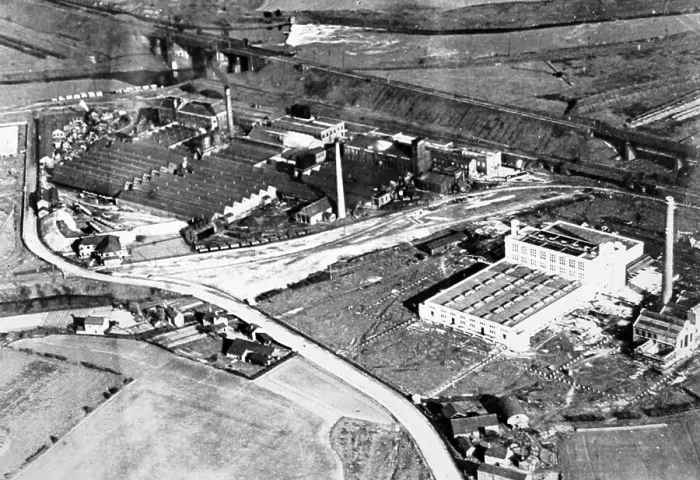 Framed Print : CWS Margarine Factory, Irlam, Manchester, probably 1920s