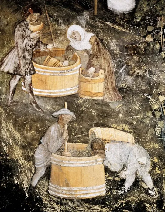 Framed Print : Cycle of the Months. 1391-1407. ITALY. Trento Framed Print : Cycle of the Months. 1391-1407. ITALY. Trento