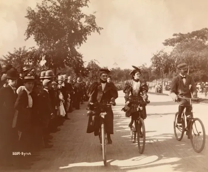 Framed Print : Cycle Parade in New York Framed Print : Cycle Parade in New York