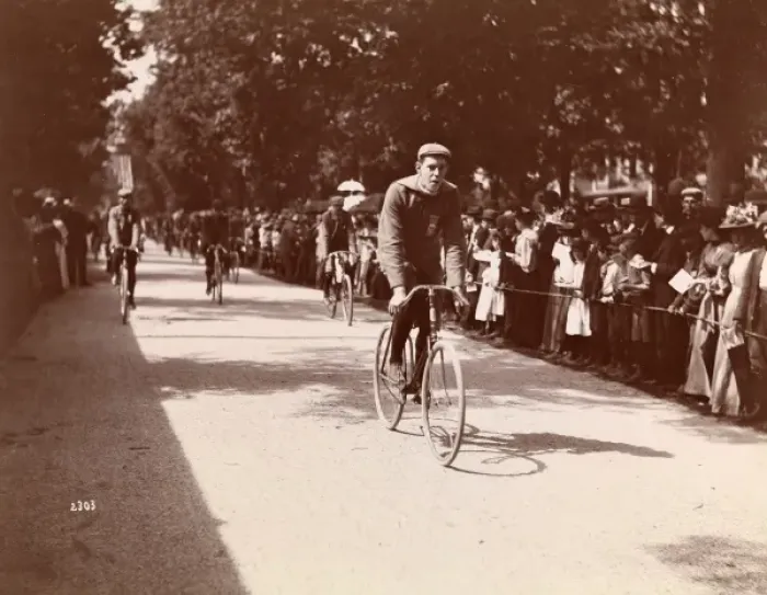 Framed Print : Cycle Parade in New York Framed Print : Cycle Parade in New York